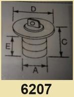 6207 Lensplug kunststof - Ø 25 mm. € 2,95, Watersport en Boten, Ophalen of Verzenden, Nieuw, Overige typen