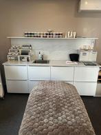 Clompleet keuken unit Ikea marmerlook, Huis en Inrichting, Ophalen, Gebruikt, Overige materialen, Wit