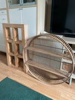 Wandplank van rotan Ikea, Huis en Inrichting, Woonaccessoires | Krantenbakken en Lectuurbakken, Ophalen, Zo goed als nieuw