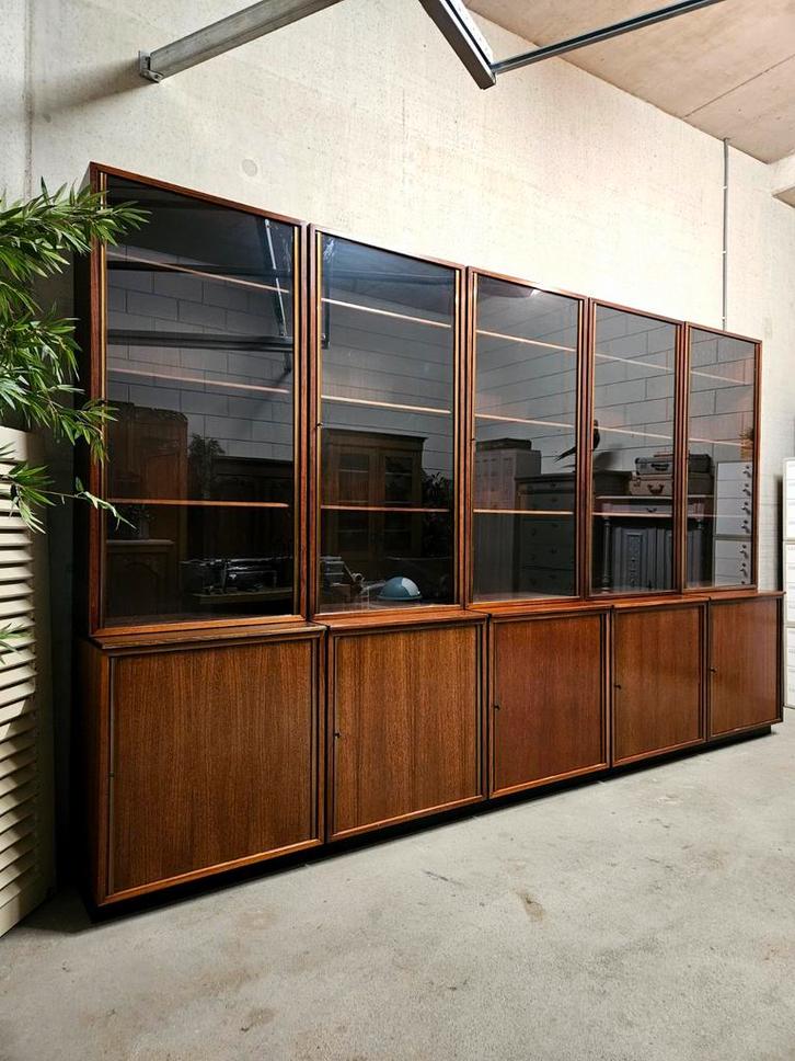 Tecno Osvaldo Borsani Midcentury pallisander highboard set, Antiek en Kunst, Curiosa en Brocante, Ophalen of Verzenden