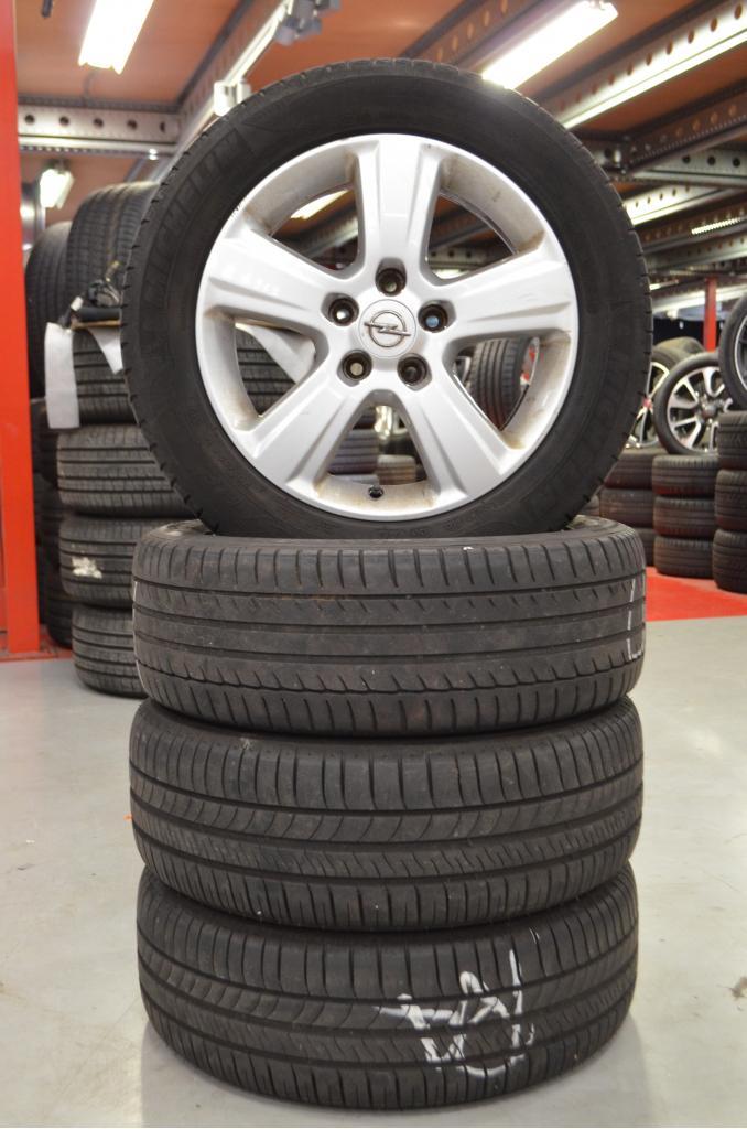 16" Opel Zafira Velgen 5x110 ET44 65.1 + Zomerbanden, Auto-onderdelen, Banden en Velgen, Banden en Velgen, Zomerbanden, 16 inch