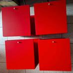 expedit inzet kast met deur 4x rood ikea, Ophalen, Minder dan 50 cm, Zo goed als nieuw, Minder dan 100 cm