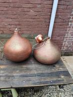 Prachtige koperen lampen, Ophalen