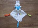 Nijntje Miffy Dick Bruna wit pluche knuffeldoek turquoise si, Kinderen en Baby's, Speelgoed | Knuffels en Pluche, Ophalen of Verzenden