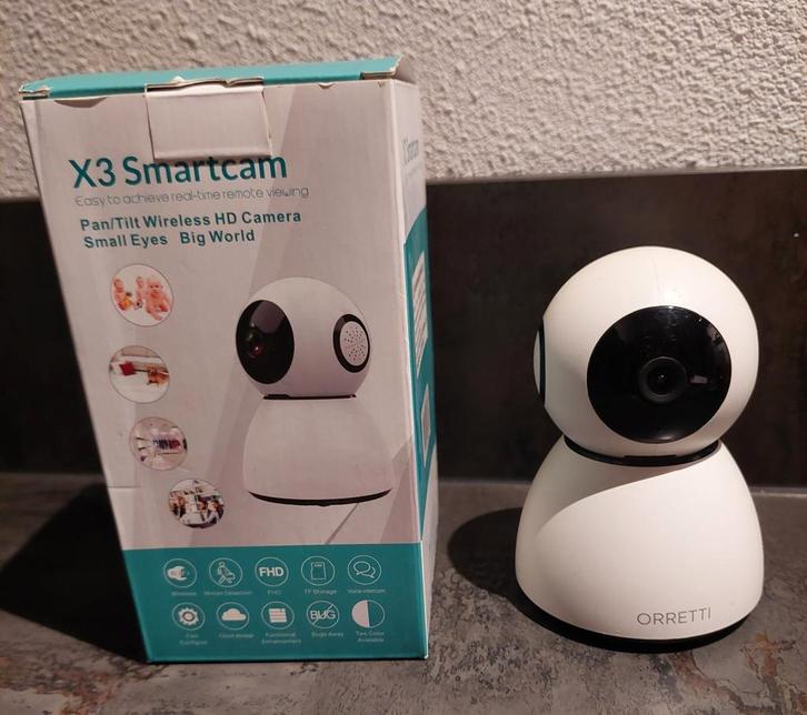 Oretti x3 camera/babyfoon, Kinderen en Baby's, Babyfoons, Gebruikt, 250 meter of meer, Camera, Ophalen of Verzenden