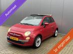 Fiat 500C 1.2 Lounge AUTOMAAT, A/C, Open dak, 1ste eigenaar., Auto's, Euro 5, Stof, Gebruikt, 1242 cc