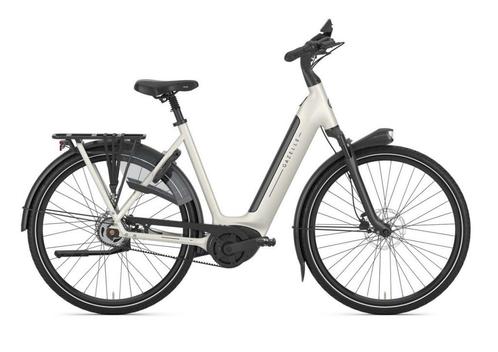 GAZELLE Grenoble C5 Dames Ivory White Mat 53cm 2025, Fietsen en Brommers, Elektrische fietsen, Nieuw, Gazelle, 51 tot 55 cm