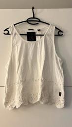 Superdry wit mouwloos topje met gehaakte boord, Kleding | Dames, Tops, Superdry, Wit, Maat 46/48 (XL) of groter, Ophalen of Verzenden