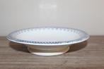 antieke lage schaal op voet / tazza Bordure - Regout, Antiek en Kunst, Antiek | Servies los, Ophalen of Verzenden