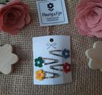 4 klikklak speldjes 3.8 cm met bloemetje, Ophalen of Verzenden, Nieuw