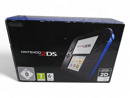 Nintendo 2DS, Spelcomputers en Games, Spelcomputers | Nintendo 2DS en 3DS, Zo goed als nieuw, 2DS, Blauw, Verzenden