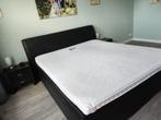 Tweepersoons boxspring 180 x 200 cm, Huis en Inrichting, Slaapkamer | Boxsprings, Ophalen, Gebruikt, Zwart, Tweepersoons