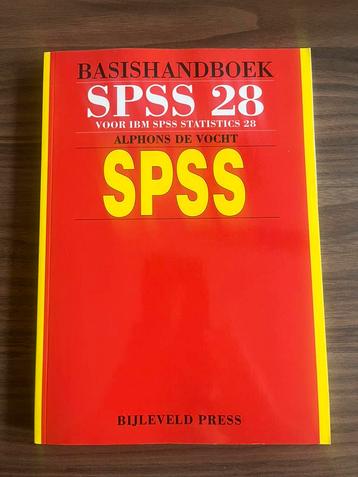 Alphons de Vocht - Basishandboek SPSS 28 beschikbaar voor biedingen
