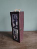 LEUKE BROCANTE HOUTEN WIJNKOFFER, Huis en Inrichting, Woonaccessoires | Wijnrekken, Gebruikt, Ophalen of Verzenden, Minder dan 5 flessen