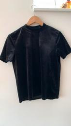 Fluweel shirt dames zwart medium zara, Kleding | Dames, Ophalen of Verzenden, Zo goed als nieuw