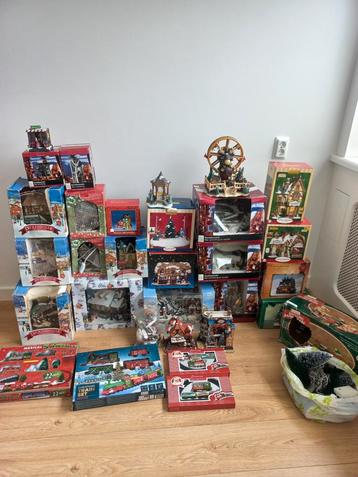 Compleet kerstdorp van dickensville en Lemax beschikbaar voor biedingen