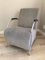 Fauteuil. Kleur grijs. Merk Woood., Ophalen, Zo goed als nieuw, Minder dan 75 cm, 50 tot 75 cm