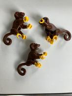 3 lego old brown apen monkeys, Kinderen en Baby's, Speelgoed | Duplo en Lego, Ophalen of Verzenden, Zo goed als nieuw, Losse stenen