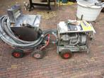 Spackspuitmachine + continu compressor, 100 liter of meer, Ophalen, Gebruikt, 6 tot 10 bar