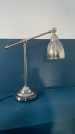 Tafellamp lamp staand zilver IKEA zilverkleurig, Gebruikt, Ophalen of Verzenden, Metaal