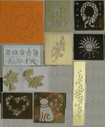 Embossingmallen, als nieuw. 16 Stuks., Ophalen of Verzenden, Zo goed als nieuw, Overige thema's, Pons of Mal