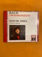 BACH - OBOENKONZERTE HAN DE VRIES cd, Ophalen of Verzenden, Barok, Zo goed als nieuw, Overige typen