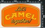 Sticker: Camel - Let's Camel together (2), Ophalen of Verzenden, Zo goed als nieuw, Bedrijf of Vereniging