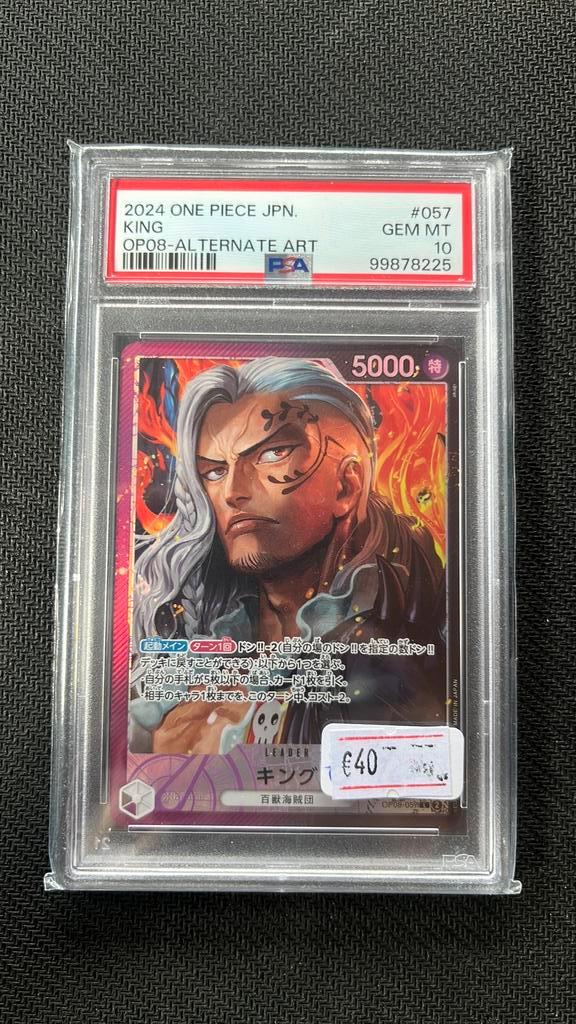King - One Piece, Hobby en Vrije tijd, Verzamelkaartspellen | Pokémon, Zo goed als nieuw, Ophalen of Verzenden