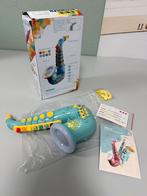 Blauwe speelgoed saxofoon voor kinderen educatief instrument, Elektronica, Nieuw, Ophalen of Verzenden, H