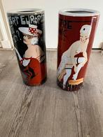 Vintage Retro Vazen Set - Gaaf & Uniek!, Huis en Inrichting, Ophalen, Gebruikt, Overige kleuren, Aardewerk of Porselein