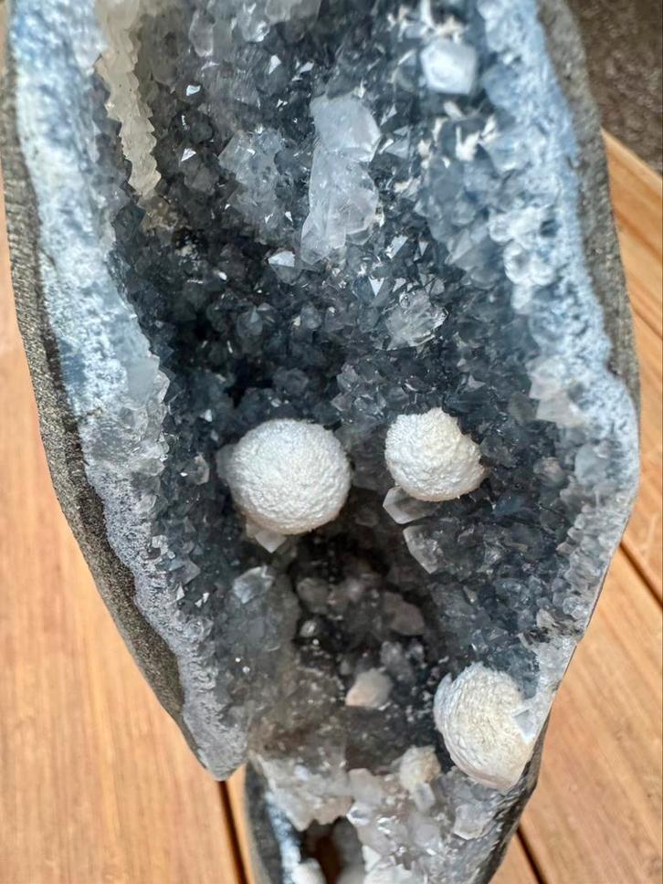 Apofyliet kwarts giroliet, Verzamelen, Mineralen en Fossielen, Ophalen of Verzenden
