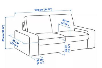 IKEA kivik tweezitsbank - afbeelding 3