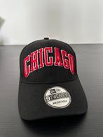 Chicago Bulls New Era 9Twenty cap – zwart met rood logo, Nieuw, Pet, New Era, One size fits all
