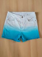 H&M korte broek short blauw wit 164 170, Meisje, Ophalen of Verzenden, Broek, Zo goed als nieuw