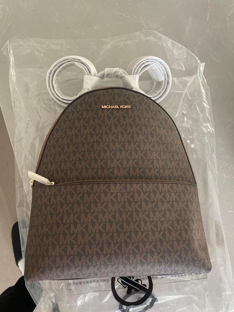 Nieuw Originele Michael Kors Rugtas Sheila Brown Medium, Overige merken, Minder dan 30 cm, 25 tot 40 cm, Nieuw
