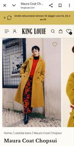 Nieuw !! King Louie mantel 189€ NU100€.MAAT 44, Ophalen of Verzenden, Nieuw, Maat 42/44 (L), Zwart