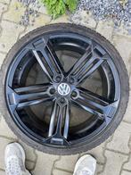 Zwarte Talladega Velgenset (Volkswagen Golf R) 19 inch, Auto-onderdelen, Banden en Velgen, Gebruikt, Band(en), Personenwagen, Ophalen