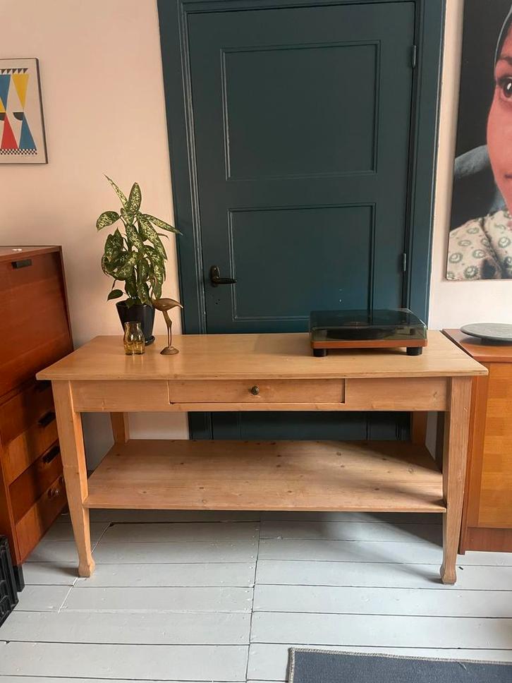 TEAB Houten sidetable / dressoir / plantentafel, Antiek en Kunst, Antiek | Meubels | Tafels, Ophalen