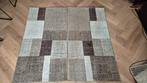 Vloerkleed Casa Blok - grijs / blauw - 80x150 cm | 2 stuks, Grijs, 100 tot 150 cm, Zo goed als nieuw, Rechthoekig