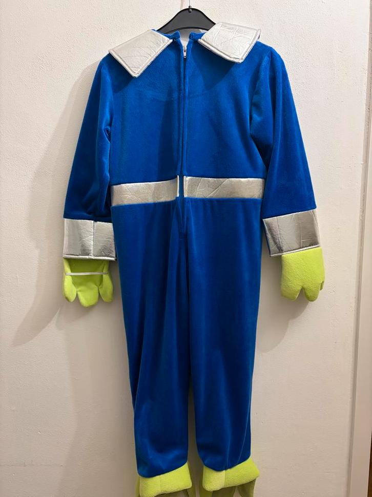 Carnaval Toy Story Alien Kostuum - Maat 128, Kinderen en Baby's, Carnavalskleding en Verkleedspullen, Zo goed als nieuw, Jongen of Meisje