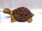 Mooi Beeld, tuinbeeld grote Schildpad, bruin, Ophalen of Verzenden, Nieuw, Steen, Dierenbeeld