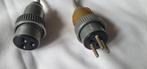 Philips ELA kabels audio vintage lang en kort male/female, Ophalen of Verzenden, Gebruikt, 2 tot 5 meter, Overige kabels