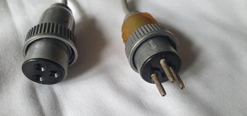 Philips ELA kabels audio vintage lang en kort male/female beschikbaar voor biedingen
