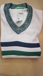 Heren Sweater Benetton maat L /XL  nieuw, Ophalen, Nieuw, Maat 52/54 (L), Wit