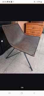 Rotan fauteuil - Zo goed als nieuw, Ophalen, Minder dan 75 cm, Zo goed als nieuw, Metaal