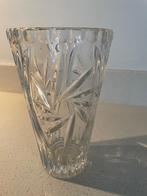 Vintage kristallen vaas, Tsjechië, 20cm, Antiek en Kunst, Antiek | Glas en Kristal, Ophalen of Verzenden