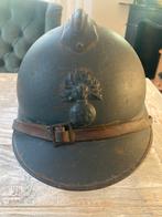 Franse helm model Adrian M15 uit WO1, Ophalen of Verzenden, Landmacht, Overige gebieden, Helm of Baret