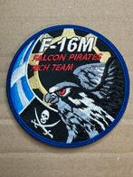 HAF F16 Swirl hellenic AF, Verzamelen, Verzenden, Zo goed als nieuw, Patch, Badge of Embleem