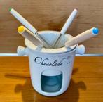 Nieuw chocolade fonduesetje, Ophalen of Verzenden, Nieuw, Waxinelicht, Fondueset