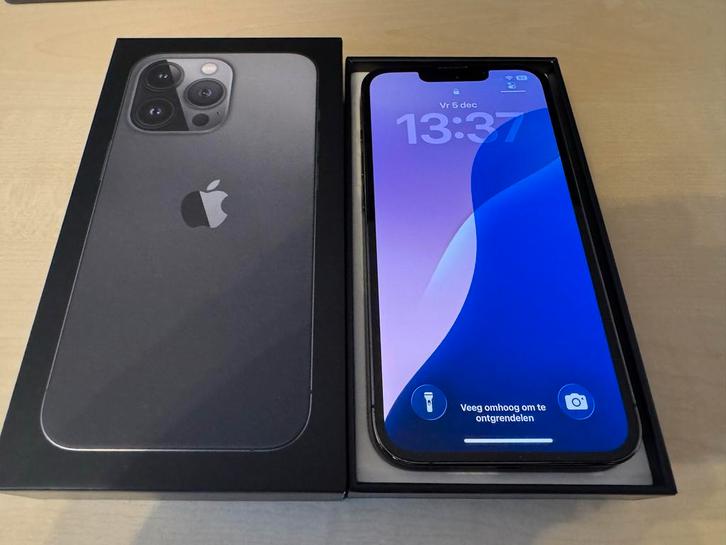 iPhone 13 Pro 512GB Graphite - Perfecte Staat!, Telecommunicatie, Mobiele telefoons | Apple iPhone, Zo goed als nieuw, 512 GB